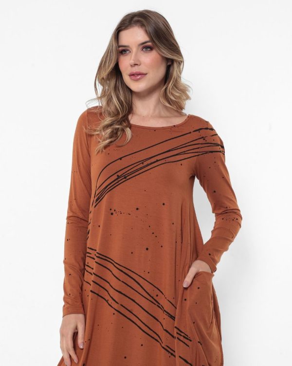 Vestido Italy Com Manga Curta - Ambâr - Imagem 2