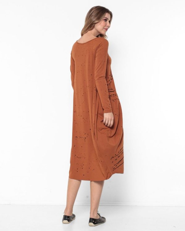 Vestido Italy Com Manga Curta - Ambâr - Imagem 4