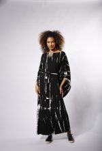 Vestido Maiorca Com Manga Curta - Preto