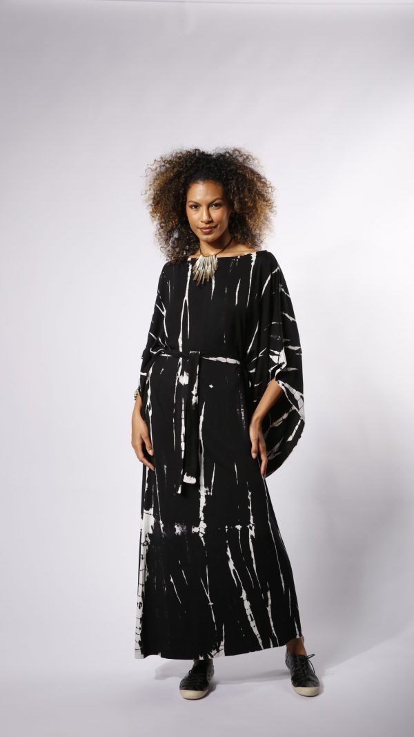 Vestido Maiorca Com Manga Curta - Preto