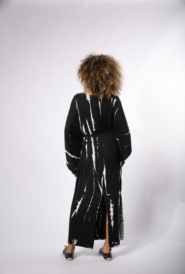 Vestido Maiorca Com Manga Curta - Preto - Imagem 6