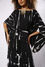 Vestido Maiorca Com Manga Curta - Preto - Imagem 2