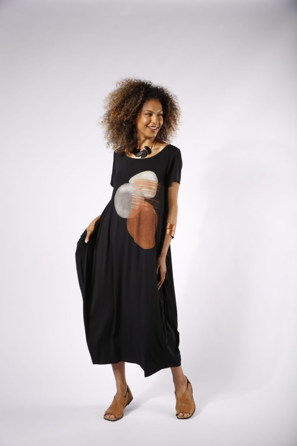 Vestido Italy Com Manga Curta - Estampado - Imagem 3