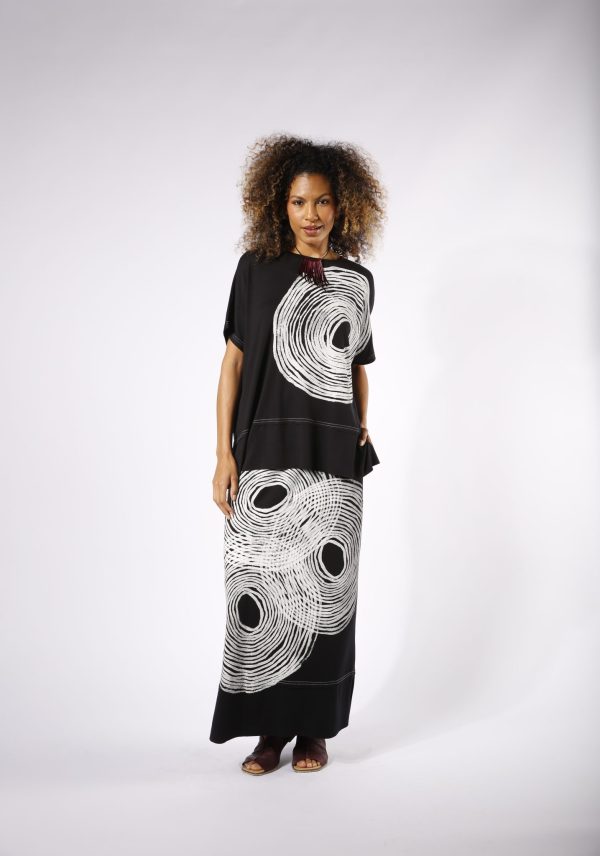 Conjunto Les Saia Com Manga Curta - Preto - Imagem 1