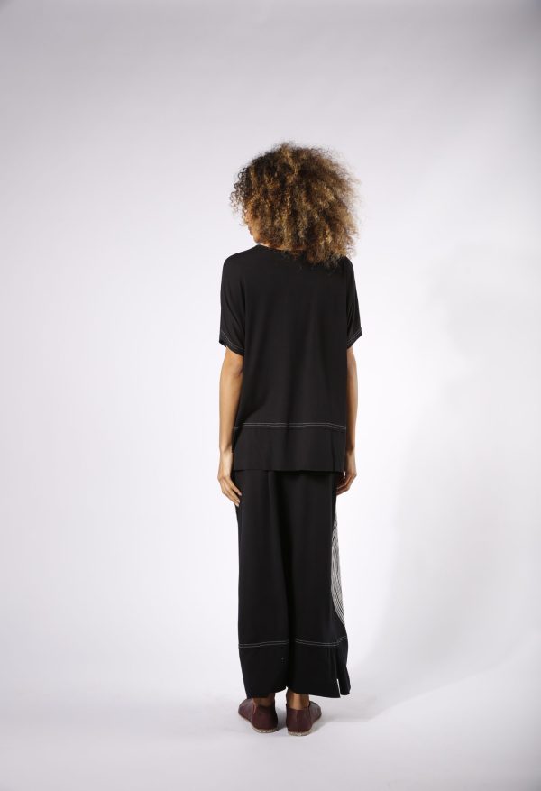 Conjunto Les Saia Com Manga Curta - Preto - Imagem 5