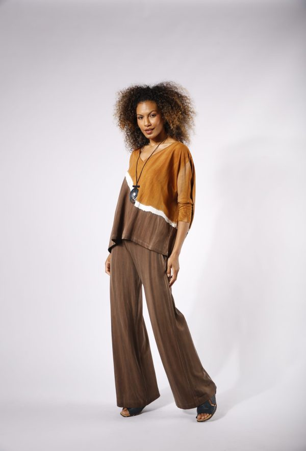 Conjunto Japão Com Decote Em V- Bicolor - Imagem 3