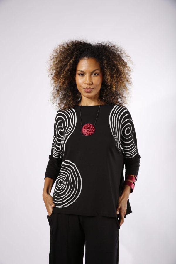 Blusa Japão Com Manga Curta - Espiral - Imagem 1