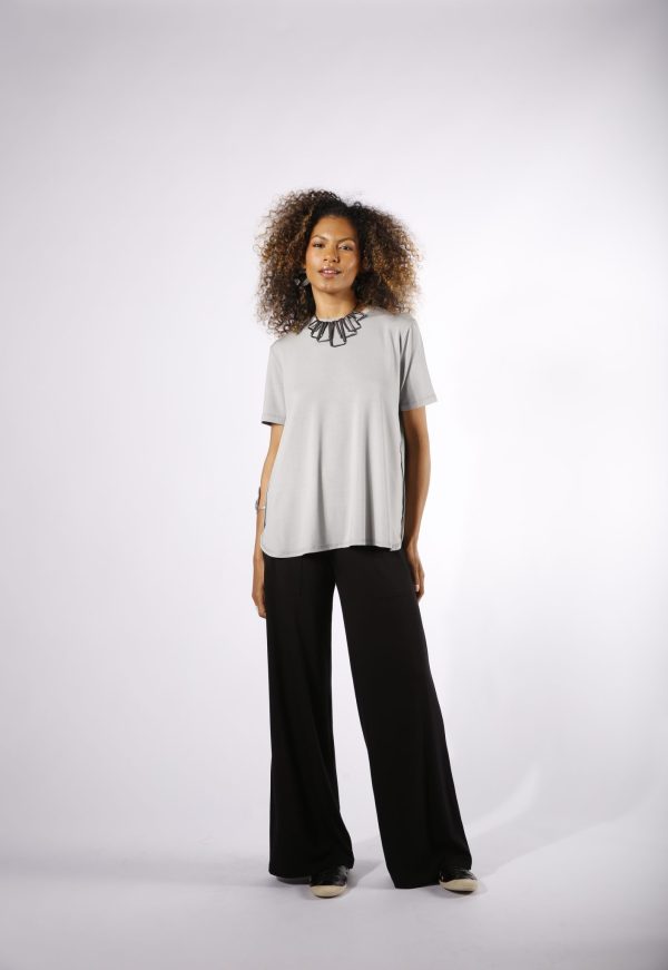 Blusa Tereza Com Manga Curta - Cores - Imagem 2