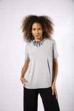 Blusa Tereza Com Manga Curta - Cores