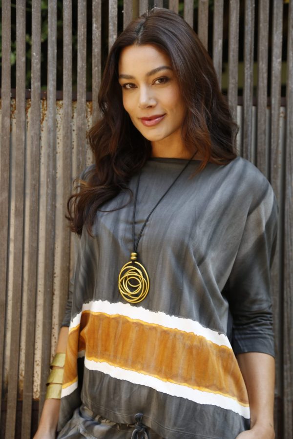 Conjunto Porto Saia Com Bolsos - Chumbo - Imagem 2