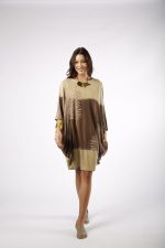 Vestido Borboleta Com Bolsos - Bicolor