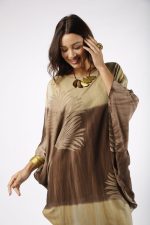Vestido Borboleta Com Bolsos - Bicolor - Imagem 4
