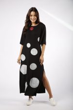 Vestido Londres Manga Curta - Preto