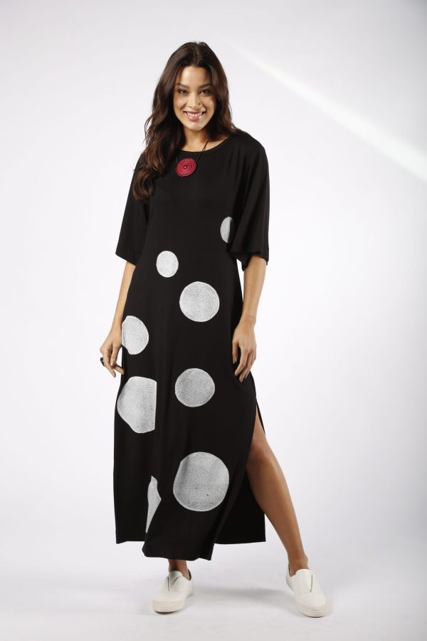 Vestido Londres Manga Curta - Preto - Imagem 1