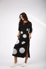 Vestido Londres Manga Curta - Preto - Imagem 4