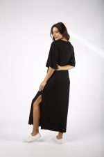 Vestido Londres Manga Curta - Preto - Imagem 5