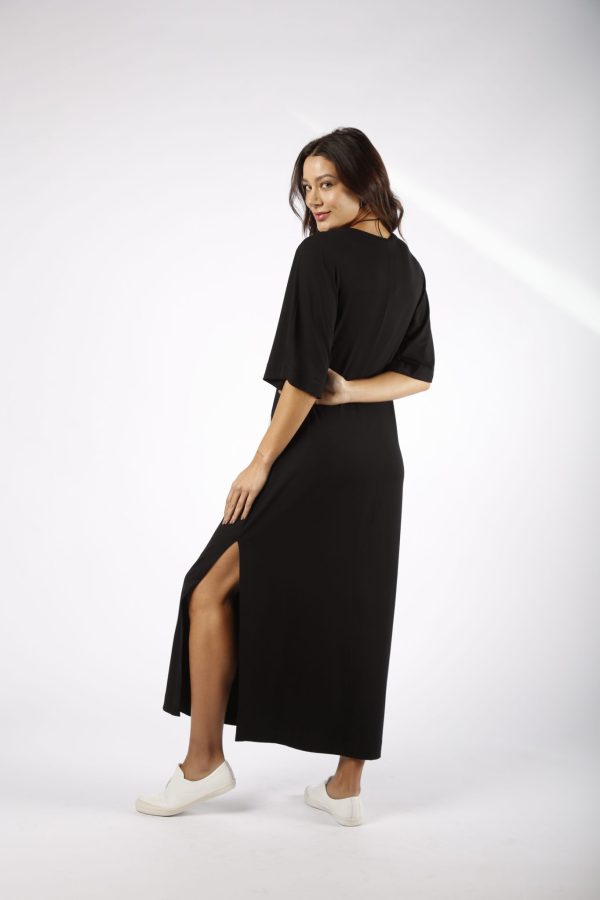 Vestido Londres Manga Curta - Preto - Imagem 5