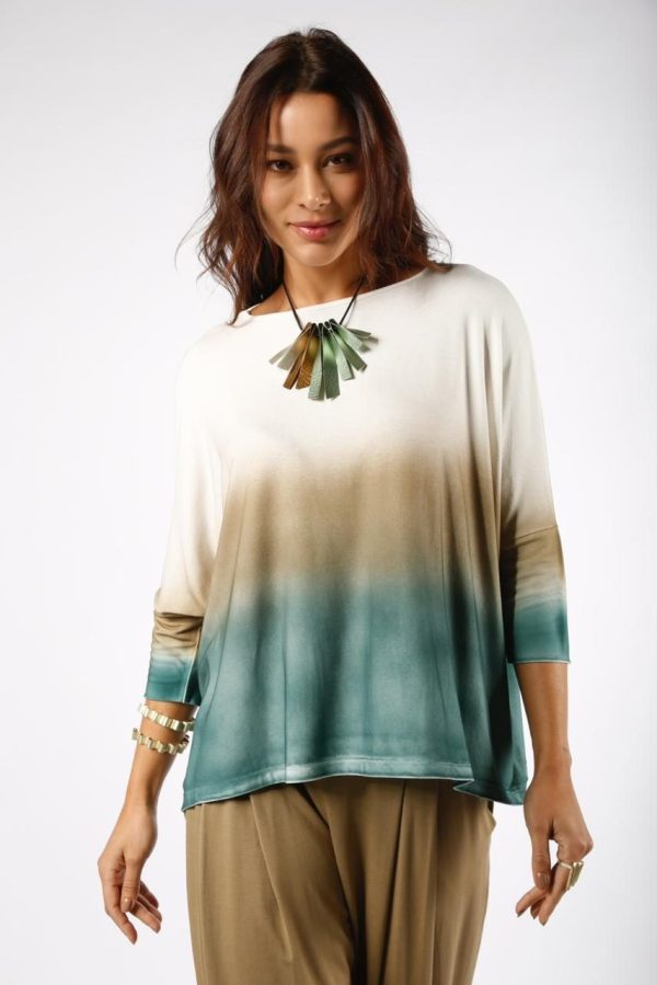 Blusa Japão Com Manga Curta - Degradê - Imagem 1