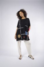 Blusa Havana Manga Curta - Preto - Imagem 2