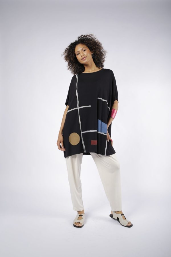 Blusa Havana Manga Curta - Preto - Imagem 2