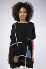 Blusa Havana Manga Curta - Preto