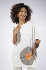 Blusa Feminina Em Malha Manga Curta - Bolas