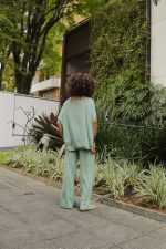 Conjunto Les Com Manga Curta - Verde - Imagem 4