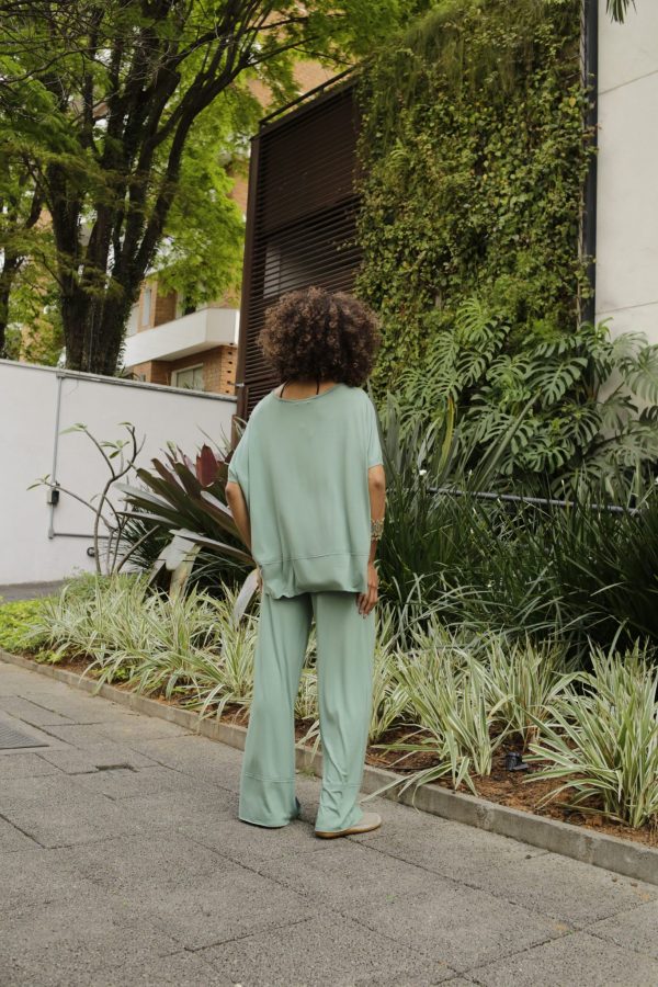 Conjunto Les Com Manga Curta - Verde - Imagem 4