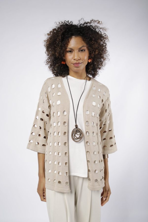 Kimono Feminino Curto com Mangas - Imagem 1