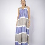 Vestido Em Malha Sem Mangas - Listrada