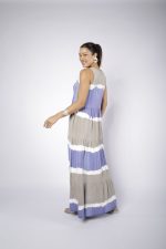 Vestido Em Malha Sem Manga - Listrada - Imagem 4