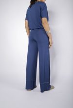 Conjunto Em Malha Com Mangas Curtas - Marinho - Imagem 4