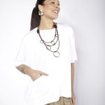 Blusa Feminina Em Malha Com Mangas Curtas