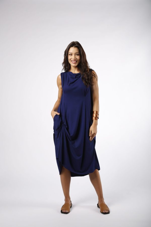 Vestido em Malha Sem Manga - Imagem 1