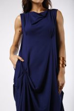 Vestido Feminino Em Malha Sem Manga - Imagem 2