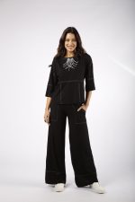 Conjunto Bélgica Feminino Em Malha - Preto - Imagem 4