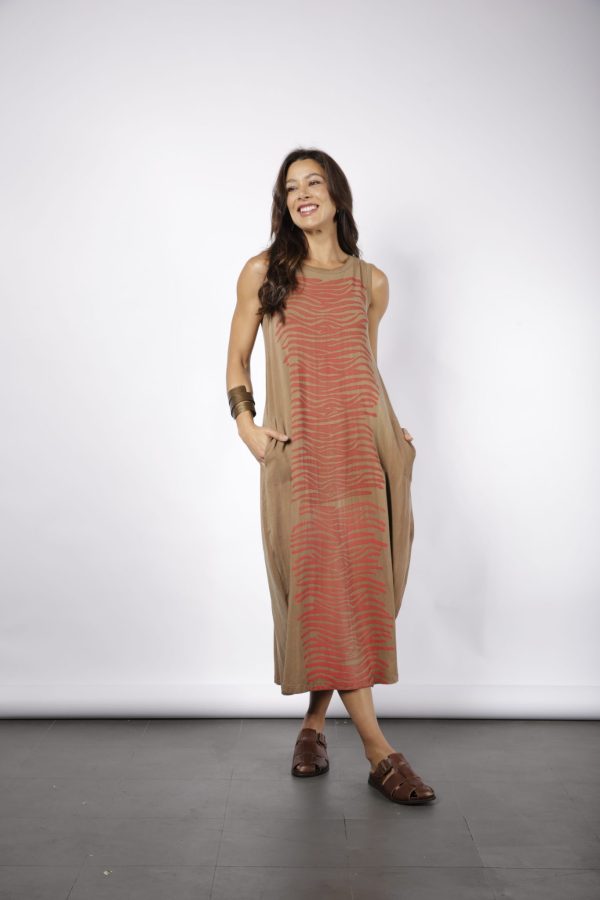 Vestido Street Sem Manga - Estampado - Imagem 1