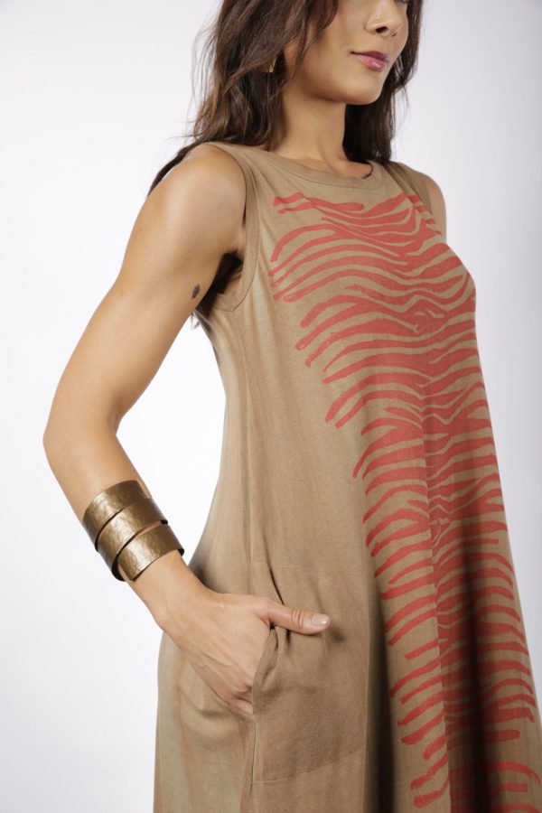 Vestido Street Sem Manga - Estampado - Imagem 5