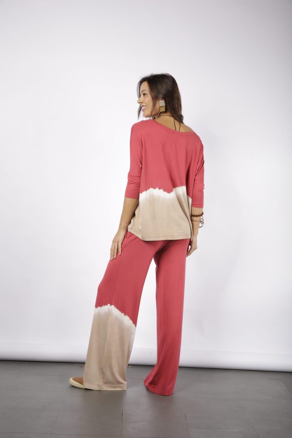 Conjunto Japão Gola Em V - Cereja - Imagem 6