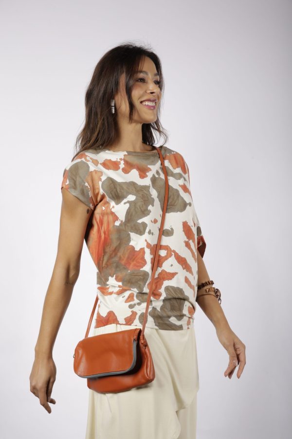 Blusa Berlin Feminina Manga Curta - Bicolor - Imagem 5