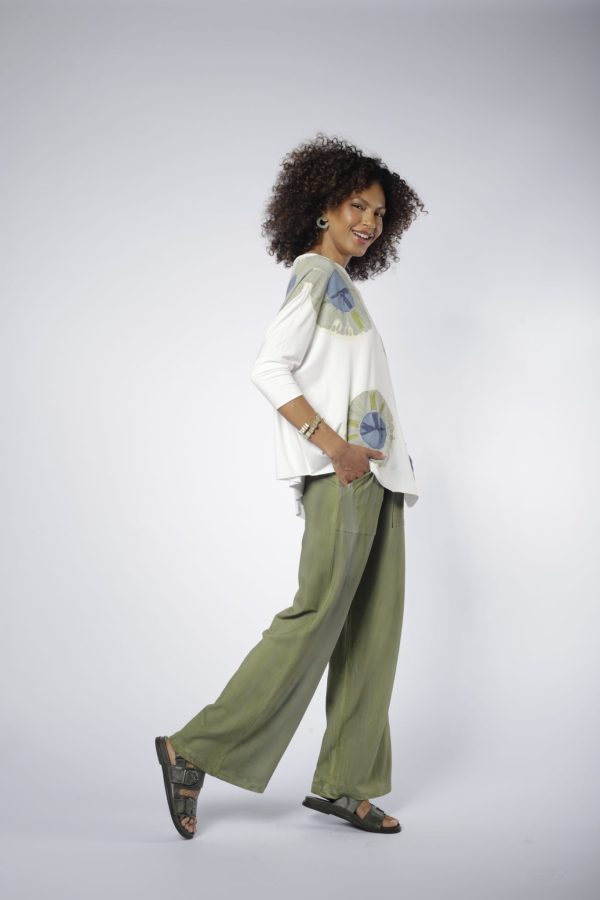 Conjunto Diagonal Com Manga Curta - Off - Imagem 3