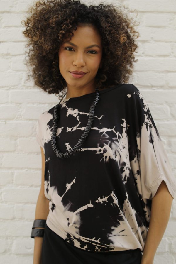 Blusa Berlin Feminina Manga Curta - Preto - Imagem 1