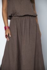 Conjunto Saia Em Linho Regata - Imagem 3