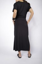 Conjunto Feminino em Malha Estampado - Preto - Imagem 4