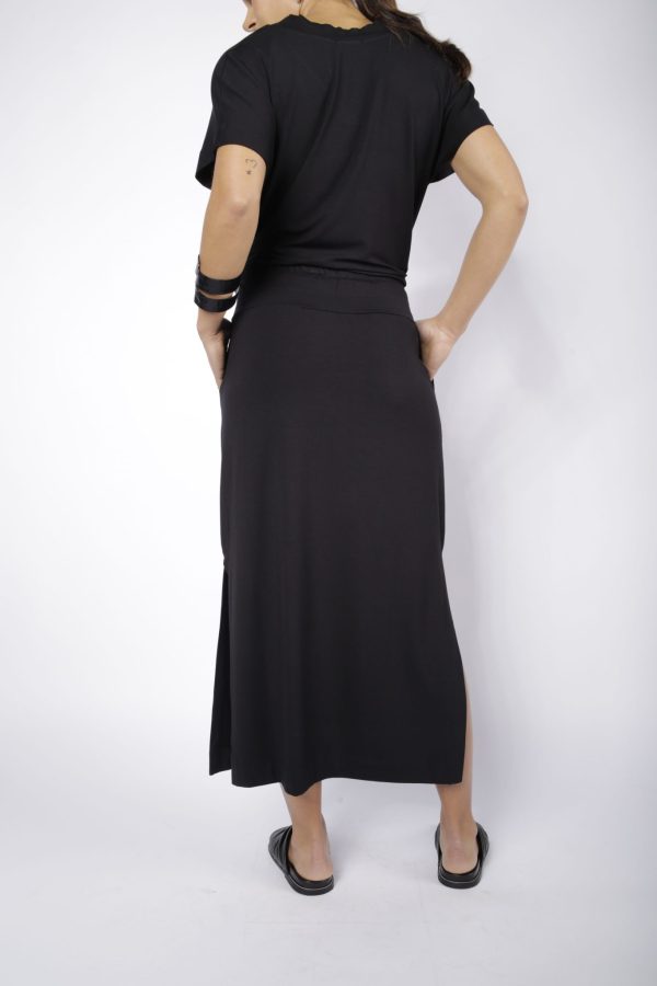 Conjunto Feminino em Malha Estampado - Preto - Imagem 4