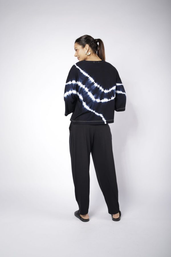 Blusa Feminina Em Malha Estampada - Tie Dye - Imagem 4