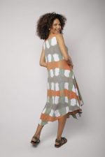 Vestido Em Malha Sem Manga - Xadrez - Imagem 4