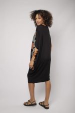 Vestido Feminino Em Malha Manga Curta - Bolas - Imagem 4
