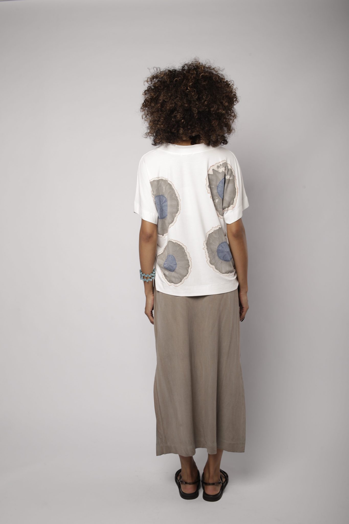 _D3_7308 Conjunto Feminino Em Malha Estampado - Off - Imagem 5