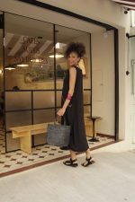 Vestido Feminino Em Malha Sem Manga - Preto - Imagem 4
